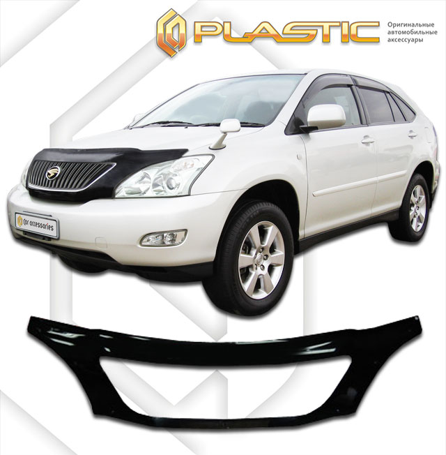 Дефлектор капота (exclusive) (Classic черный) Toyota Harrier  2010060101003