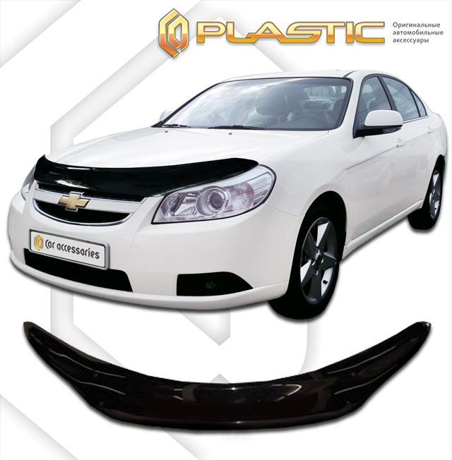 Дефлектор капота (exclusive) (Classic черный) Chevrolet Epica  2010060102345