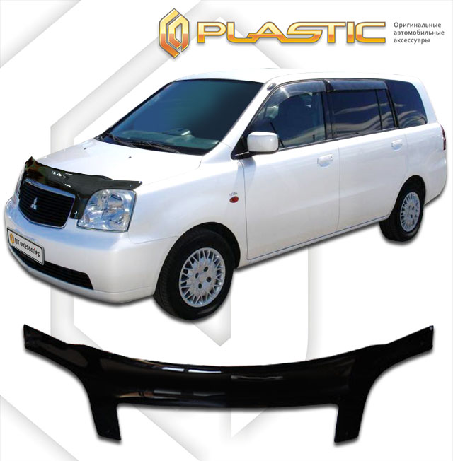 Дефлектор капота (exclusive) (Classic черный) Mitsubishi Dion  2010060103991