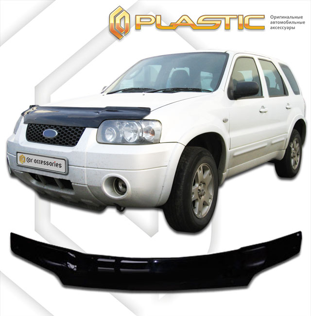 Дефлектор капота (exclusive) (Classic черный) Ford Escape  2010060104233