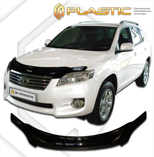 Дефлектор капота (exclusive) (Classic черный) Toyota Rav4  2010060105117