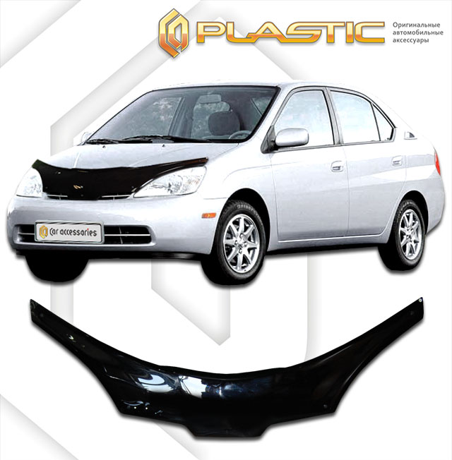 Дефлектор капота (exclusive) (Classic черный) Toyota Prius  2010060105629