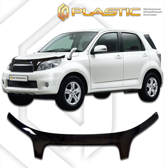 Дефлектор капота (exclusive) (Classic черный) Daihatsu Terios  2010060109054