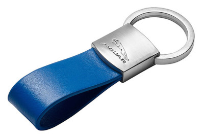 Брелок Jaguar Leather Loop Keyring Blue