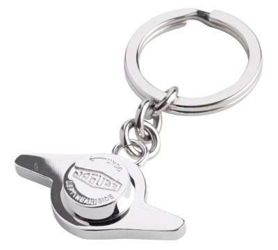 Брелок Jaguar Classic Jaguar Wheel Spinner Key Ring - Rhodium