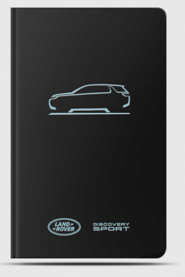 Блокнот - записная книжка Land Rover Discovery Sport Notebook Black