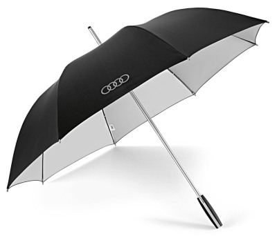 Большой зонт-трость Audi Umbrella, big, black/silver
