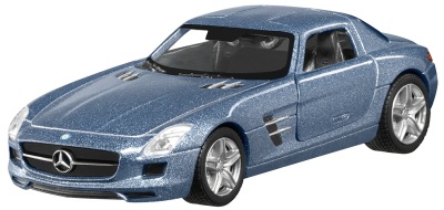 Инерционная модель автомобиля Mercedes SLS AMG 2010 Coup C197 Pullback 1/43