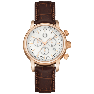 Мужские наручные часы Mercedes Men's Classic Retro Gold Chronograp Watch
