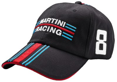 Бейсболка Porsche Baseball Cap Martini Racing, Black