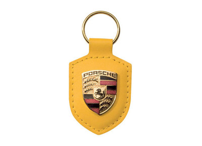 Брелок для ключей с гербом Porsche Crest Keyring, Yellow
