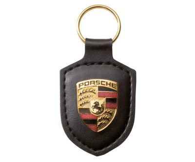 Брелок для ключей с гербом Porsche Crest Keyring, Black 2015