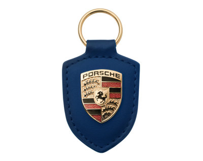 Брелок для ключей с гербом Porsche Crest Keyring, Blue 2015
