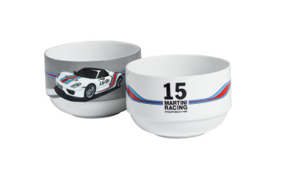 Набор из двух чаш Porsche Bowls set of 2 – Martini Racing