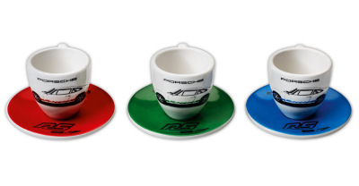 Набор из трех чашек для эспрессо Porsche Espresso cups, set of 3 – RS 2.7 Collection