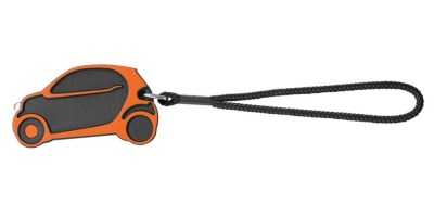 Брелок-фонарик Smart на солнечной батарее, LED Solar Torch, Black-Orange