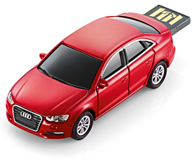 Флешка Audi USB flas drive, 4 GB, A3 Limo, red