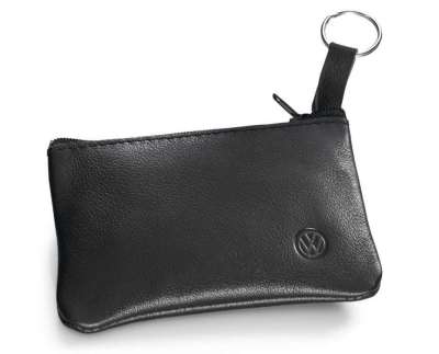 Кожаная ключница Volkswagen Leather Key Pouch, Black
