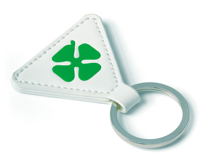 Кожаный брелок Alfa Romeo Leather Cloverleaf Keyring