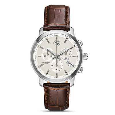 Мужские наручные часы BMW Men's Chrono Watch Brown Strap 2015