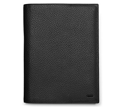 Блокнот Audi Leather Sleeve With Notebook, Audi Sport, black/red