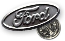 Значок Ford Oval Pin Silver