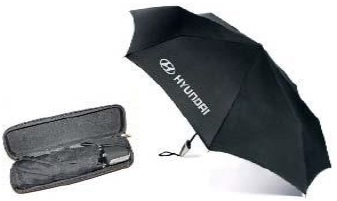 Автоматический складной зонт Hyundai Black