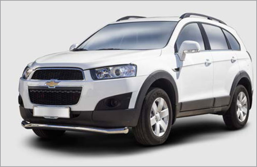 Защита переднего бампера труба d76 Premium для Chevrolet Captiva 2012- CCAP.48.1515