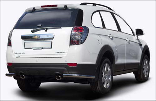 Защита задняя уголки d60 для Chevrolet Captiva 2012- CCAP.76.1517