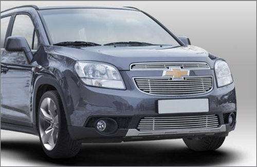 Декоративные элементы решетки радиатора d10 для Chevrolet Orlando 2013- CHOR.92.2329