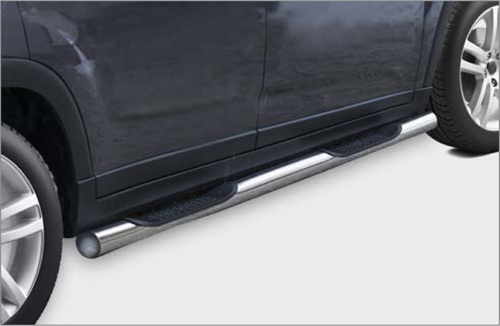 Пороги с проступями d76 (комплект 2шт.) для Chevrolet Orlando 2013- CHOR.81.1589