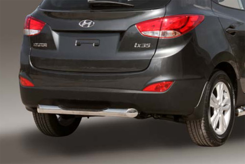 Защита задняя d76 «ступенька» для Hyundai ix 35 2010 HYIX.75.1068