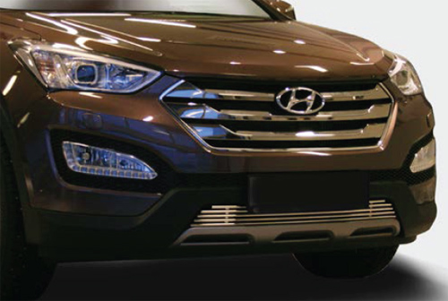 Декоративные элементы на воздухозаборник d10 (черн. загл.) для Hyundai Santafe 2013 HYSF.96.2347