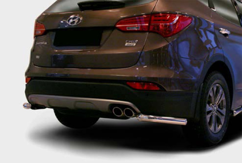 Защита задняя уголки d60 для Hyundai Santafe 2013 HYSF.76.1627