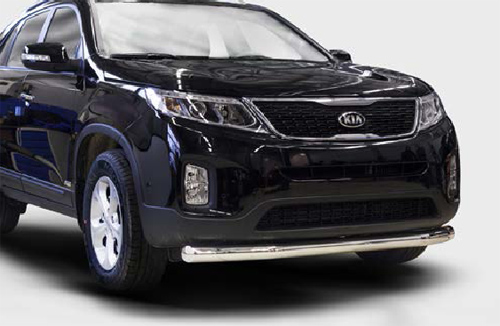 Защита переднего бампера труба d76 для Kia Sorento 2013- KSOR.48.1636
