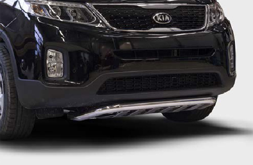 Защита переднего бампера с декоративными элементами d60 для Kia Sorento 2013- KSOR.45.1637