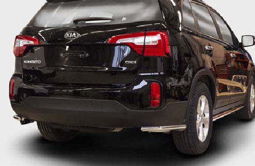 Защита задняя уголки d42 для Kia Sorento 2013- KSOR76.1646