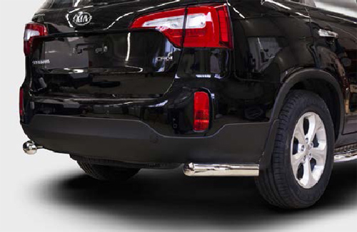 Защита задняя уголки d76 для Kia Sorento 2013- KSOR.76.1649