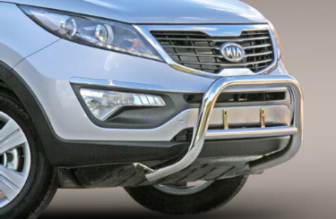 Решётка передняя мини d60 низкая для Kia Sportage 2010- KISP.56.1167