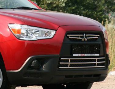 Декоративные элементы решётки радиатора d16 (верхний) для Mitsubishi ASX 2010- MASX.91.2066
