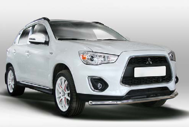 Защита переднего бампера труба d60 Premium для Mitsubishi ASX 2013- MASX.48.1672