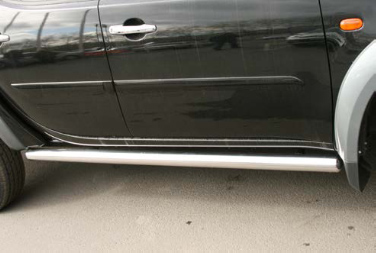 Пороги труба d76 для Mitsubishi LC200 2006- MITL80446