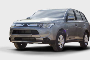 Защита переднего бампера труба d42 для Mitsubishi Outlander 2012- MIOU.48.1552