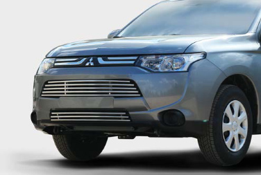 Декор. элементы на воздухозаборник d16 (2 шт.) для Mitsubishi Outlander 2012- MIOU.97.2326