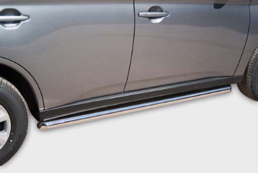 Пороги труба d60 для Mitsubishi Outlander 2012- MIOU.80.1559