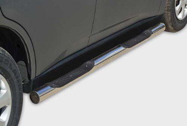 Пороги с проступями d76 для Mitsubishi Outlander 2012- MIOU.81.1561