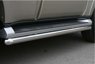 Защита штатных порогов d60 для Mitsubishi Pajero IV 2006 - 2011 MIPJ.86.0473