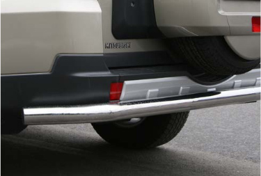 Защита заднего бампера d76 одинарная для Mitsubishi Pajero IV 2006 - 2011 MIPJ.75.0475