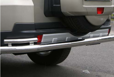 Защита заднего бампера d76/42 для Mitsubishi Pajero IV 2006 - 2011 MIPJ.75.0476