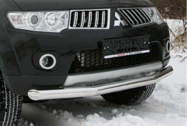 Защита переднего бампера d76 для Mitsubishi Pajero Sport 2008- MIPS.48.0775